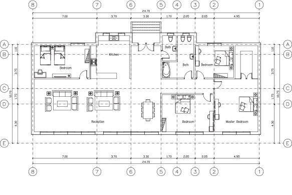 رستوران گردان با چهار اتاق 20 متری در دو طبقه